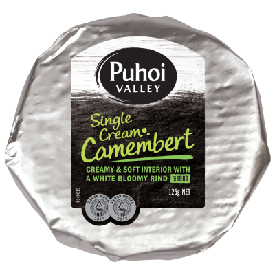 White Single Cream Camembert 125g