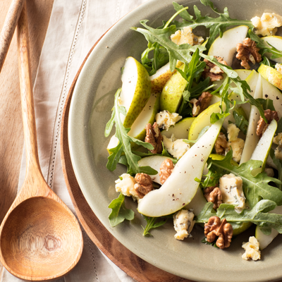 Kawau Pear Rocket Walnut Salad