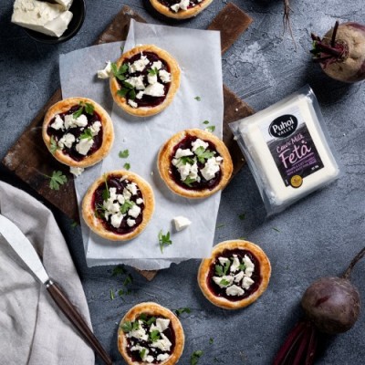 Beetroot Feta Tartlets